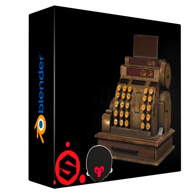 Creating a Cash Register in Blender and Substance Painter