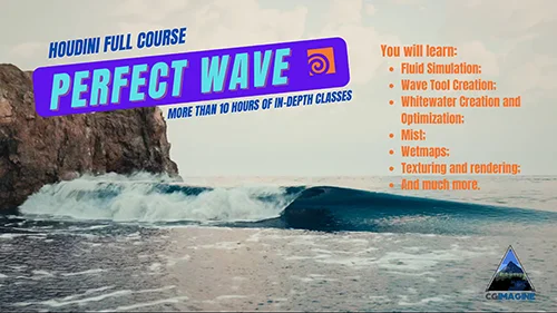 Perfect Wave– Houdini Fluid Simulation Course скачать