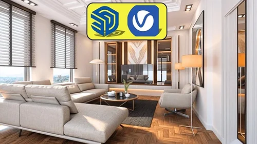 Realistic Interior Rendering with Sketchup VRay 7 скачать