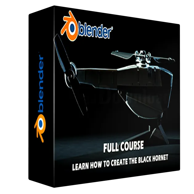 BLENDER: Learn how to create the military Black Hornet drone