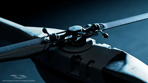BLENDER Learn how to create the military Black Hornet drone скачать