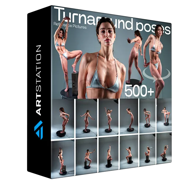500+ Female Turnaround Poses For Sculpting (Reference Pictures)