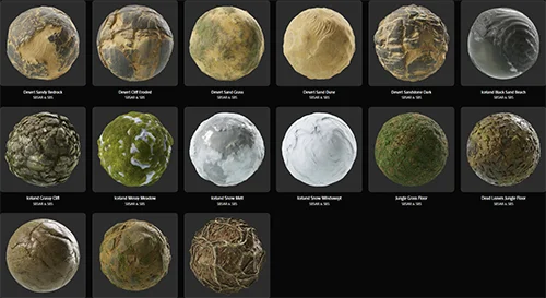 Adobe Substance 3D Assets - Biomes Everywhere in the World скачать