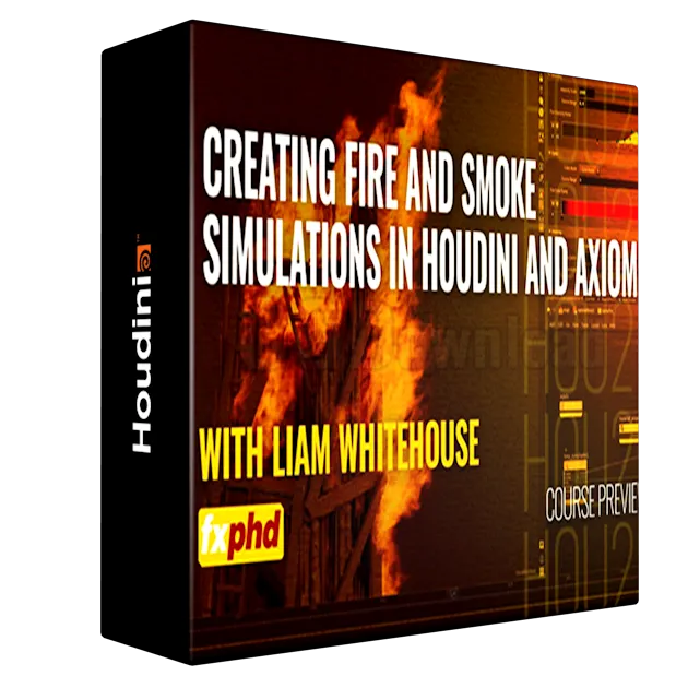 Creating Fire and Smoke Simulations in Houdini and Axiom