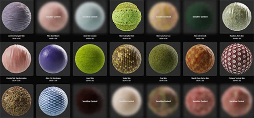 Adobe Substance 3D Assets - Creature Skins скачать