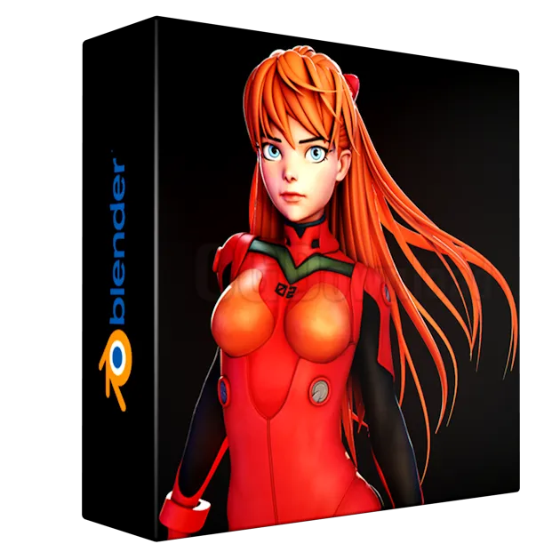 Asuka - Character Creation In Blender