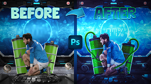 Photoshop Tutorial Khvicha Kvaratskhelia скачать