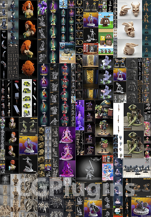 3D-Print Models Bundle 2 Март 2025 скачать