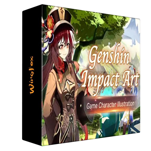 Genshin Impact Art-Game Character Illustration