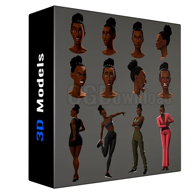 Modjadji - character rig for maya