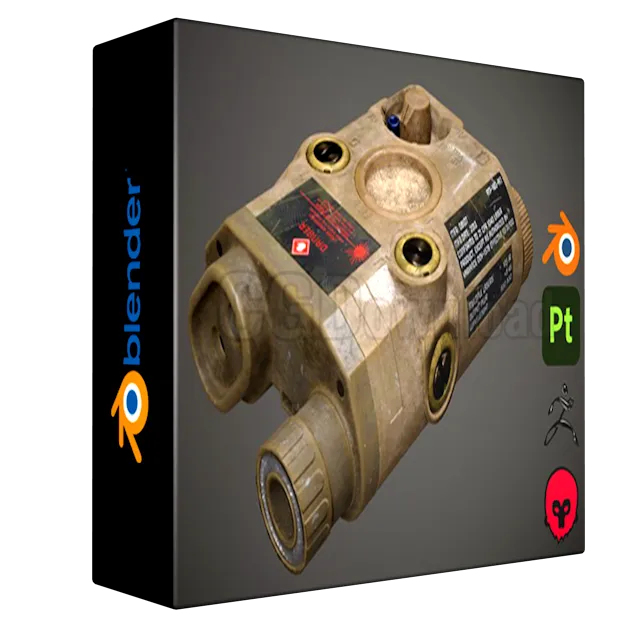 3D Laser Sight: From Modeling to Game-Ready Asset