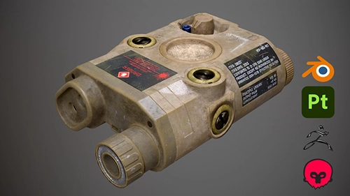 3D Laser Sight From Modeling to Game-Ready Asset скачать