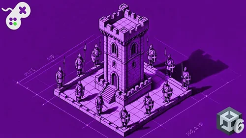 Build a Tower Defence Game with Unity 6 and Blender скачать