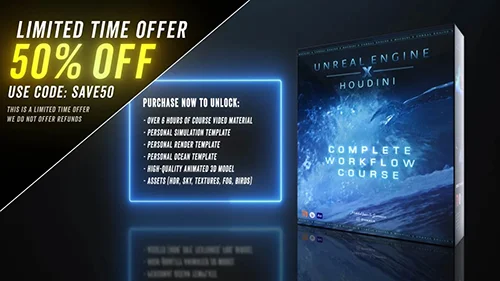 Unreal Engine x Houdini Water Tutorial - Complete Workflow Course скачать