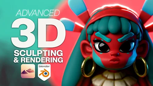 Advanced 3D Sculpting & Rendering with Nomad Sculpt & Blender скачать