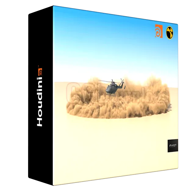 Helicopter Rotor Dust in Houdini