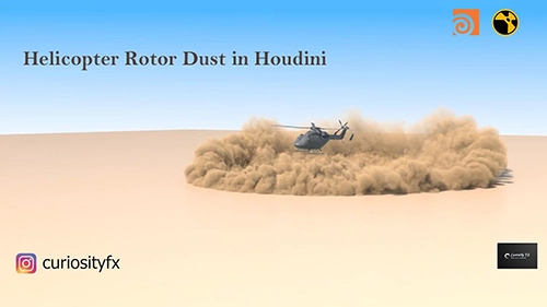 Helicopter Rotor Dust in Houdini скачать