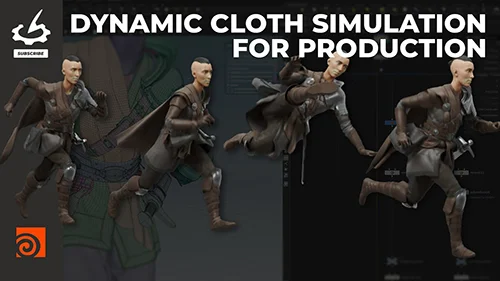 Dynamic Cloth Simulation for Production Professional Houdini Workflow скачать