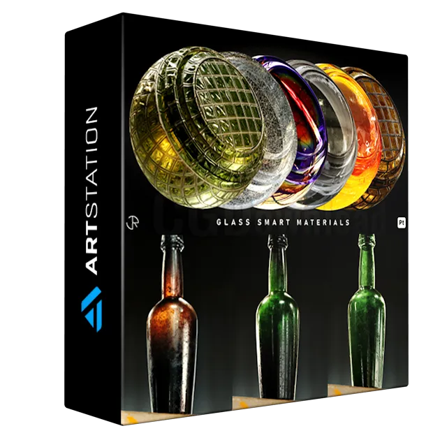 Glass Smart Materials for Substance 3D Painter