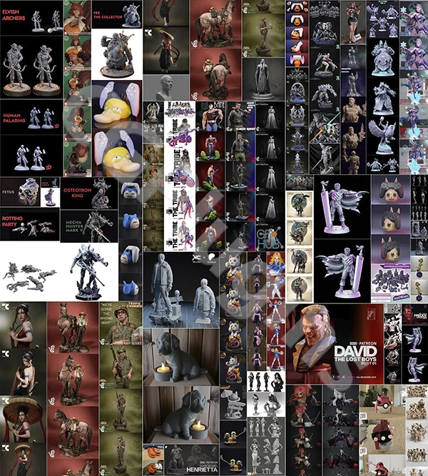 3D-Print Models Bundle 1 Апрель 2025 скачать