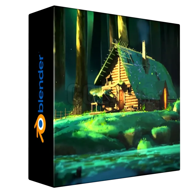 Stylized Background For Animation And 3D Projection