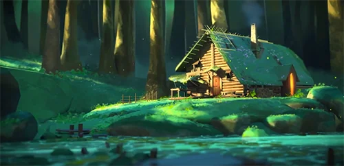 Stylized Background For Animation And 3D Projection скачать