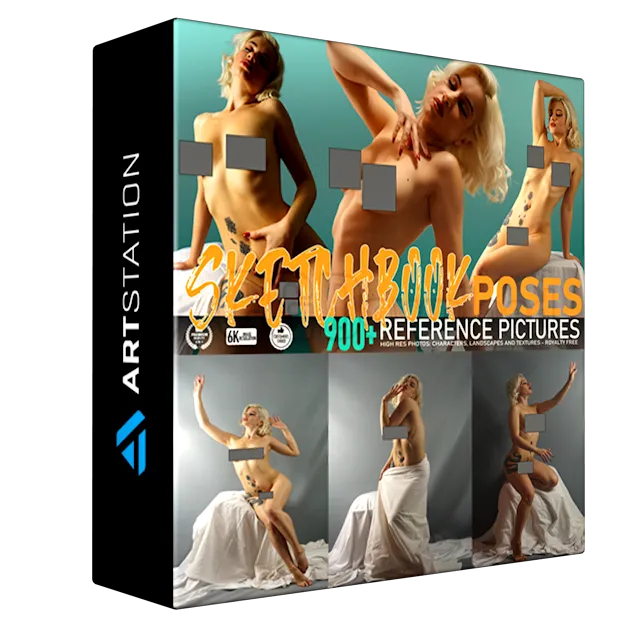 Sketchbook Poses 02 900+ Reference pictures