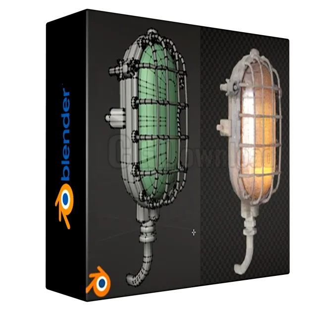 Modeling And Texturing Practice in Blender - Old Lamp