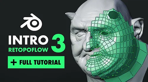 Retopologizing a Head With RetopoFlow 3 скачать