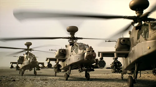 Boeing AH-64D Apache Longbow Helicopter with Cockpit скачать