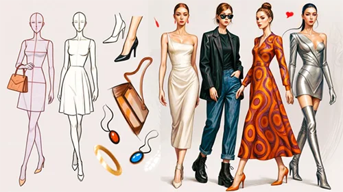 Digital Fashion Illustration Course Sketch to Runway скачать