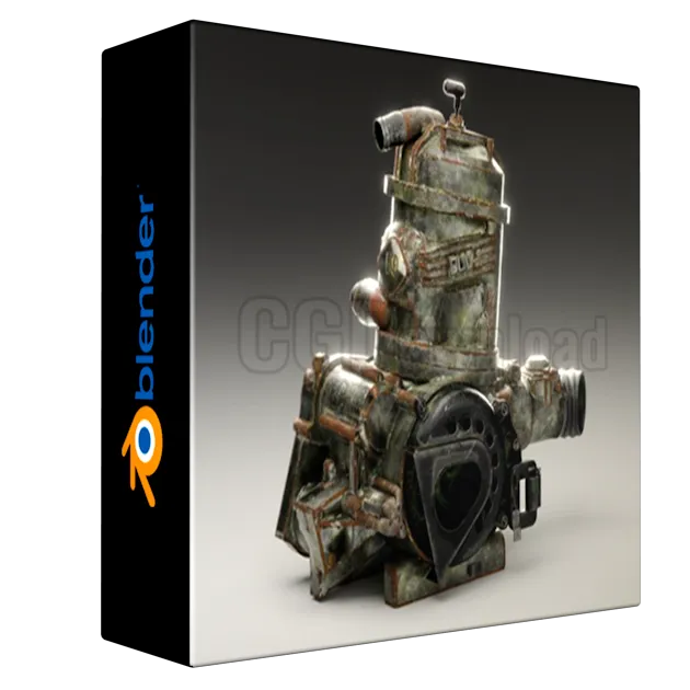 Old Engine Creation in Blender ⏐ Substance Painter