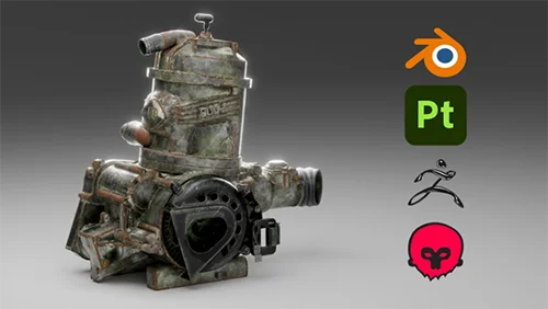 Old Engine Creation in Blender ⏐ Substance Painter скачать