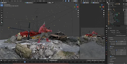 Blender CGI Masterclass Photorealism & Marvel-Style Shots скачать