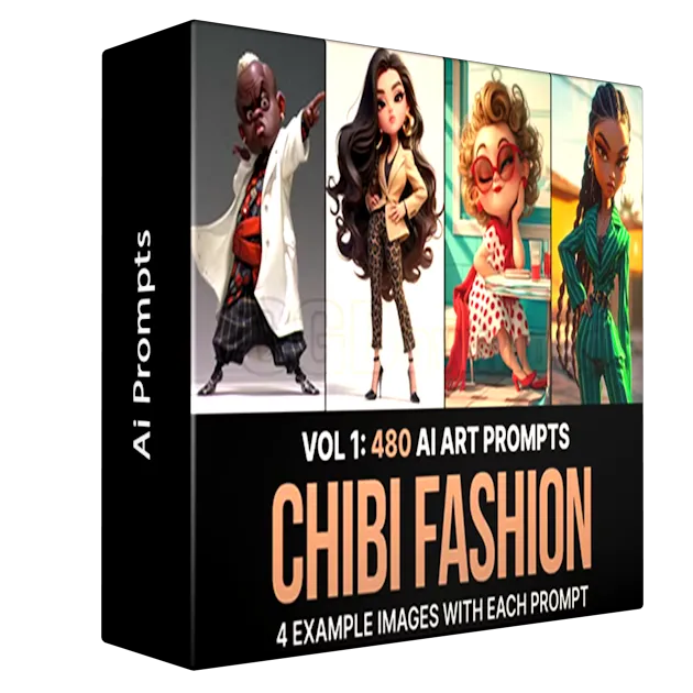 480 Ai Art Prompts for Chibi Fashion