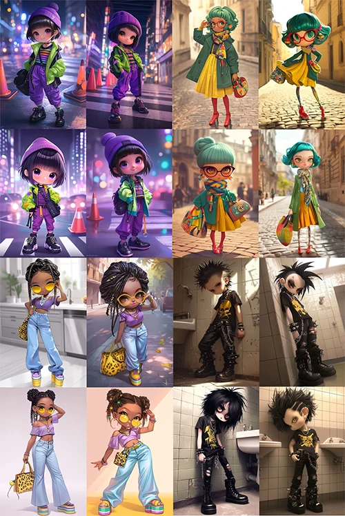 421 Prompts for Chibi Fashion скачать