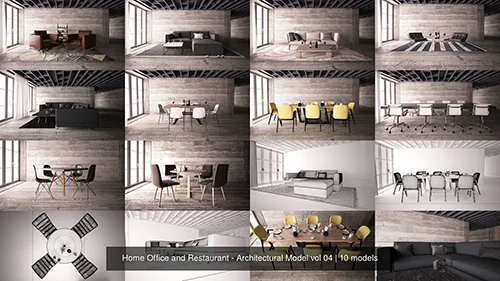 CGTrader - Home and Office - Architectural Models vol 04 3D Model Collection скачать