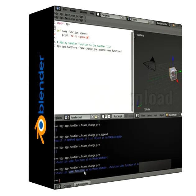 CGCookie – Scripting With Python Handler Functions in Blender