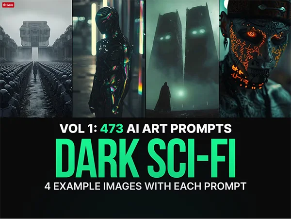 473 Midjourney Dark Sci-fi Prompts скачать