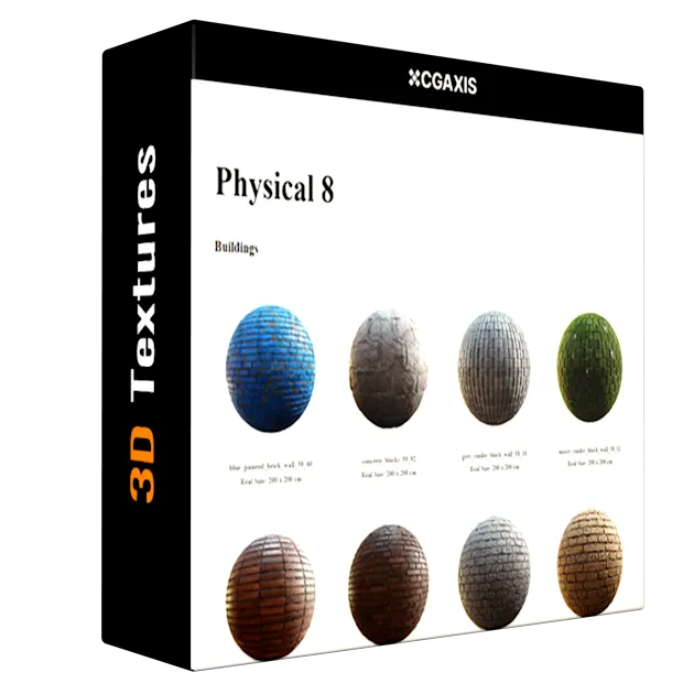 CGAxis – Physical 8 XXL PBR Textures Collection