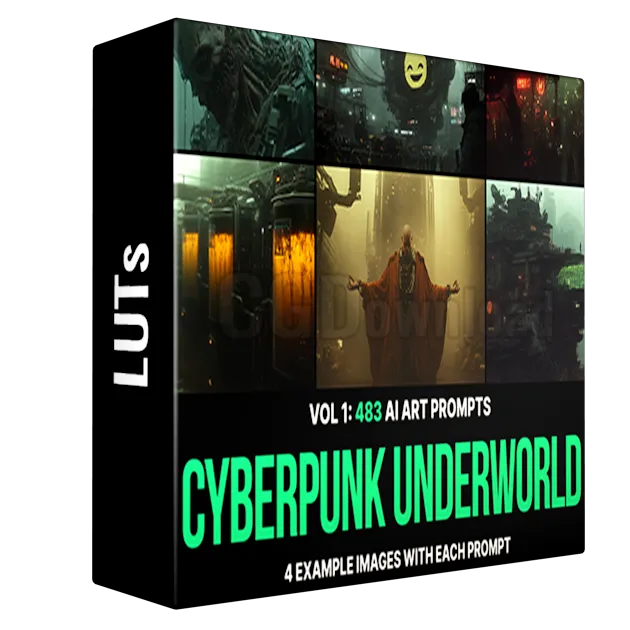 483 MJ Prompts & Images for Cyberpunk Underworld