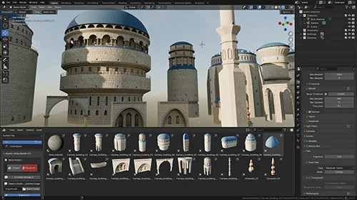 Fantasy Buildings Pack скачать