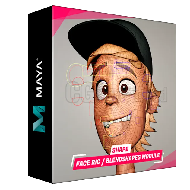 ArmenPamok – SHAPE – Face rig blendshapes module