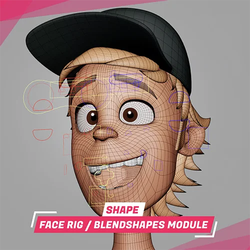 ArmenPamok – SHAPE – Face rig blendshapes module скачать