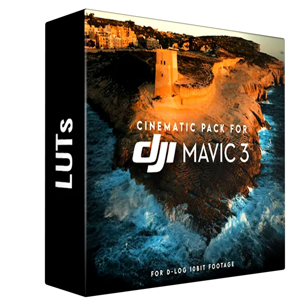 DJI MAVIC 3 SERIES CINEMATIC LUT PACK – For D-LOG 10bit Drone Footage