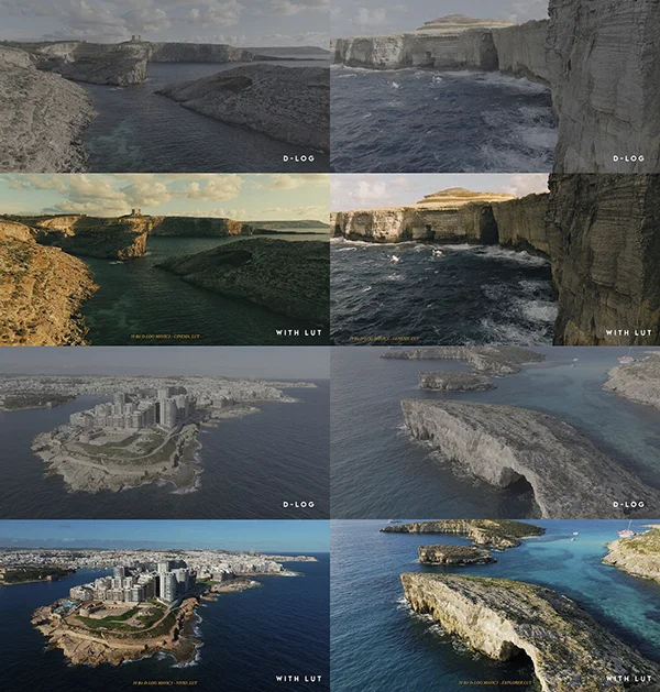 DJI MAVIC 3 SERIES CINEMATIC LUT PACK – For D-LOG 10bit Drone Footage скачать