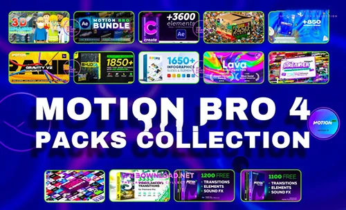 Motion Bro 4 Packs Collection 2025 Updates скачать