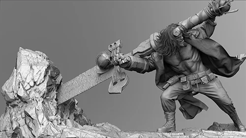 The Making of Hellboy Part 2 - Posing скачать