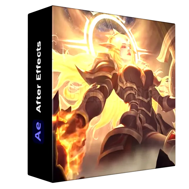 Character Key Visual of MOBA Games and Card Games with AE and Spine with Xiao Qi