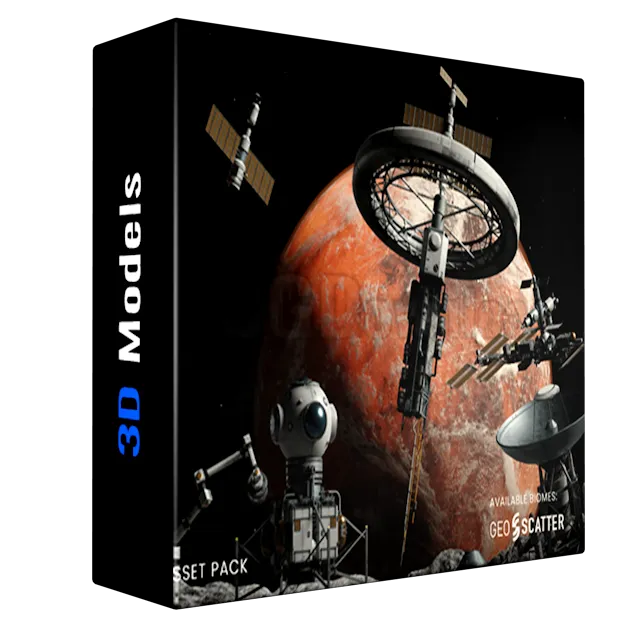 Starforge Nexus - Spacestation Kitbash Greeble Assets